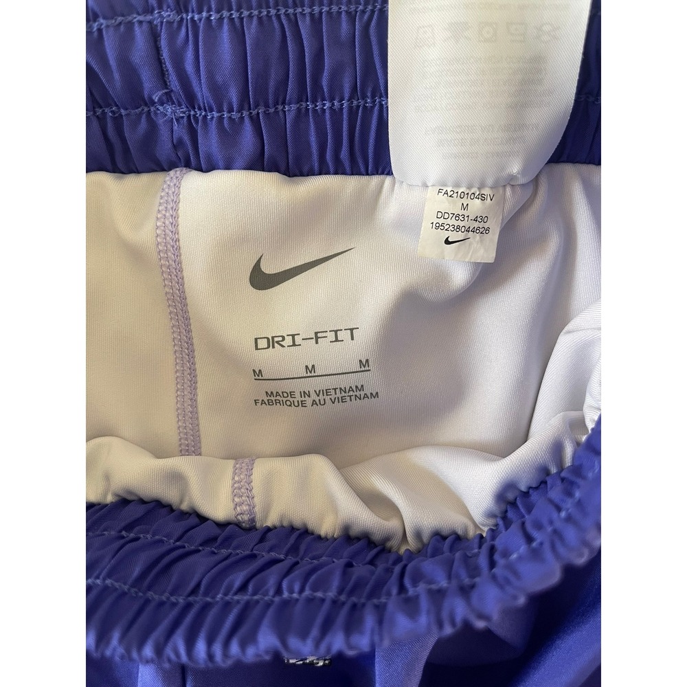 Nike Dri-FIT 2-in-1 Running Shorts Purple Graphic Liner DD7631-430 Womens Medium - Picture 7 of 10